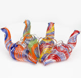 5" Duck glass hand pipe