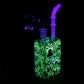 Glow Mushroom Juice Box Dab Rig - 7.5"/14mm F