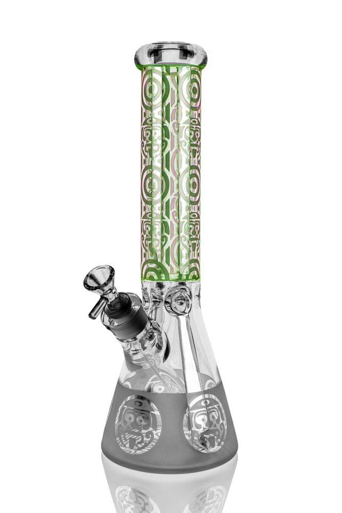 TTIBAL HEAD ETCHED WATER PIPE