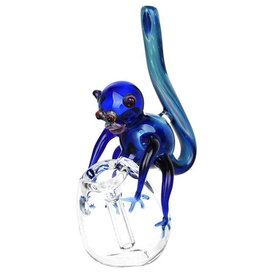 Blue Monkey Bubbler Pipe - 5.75"