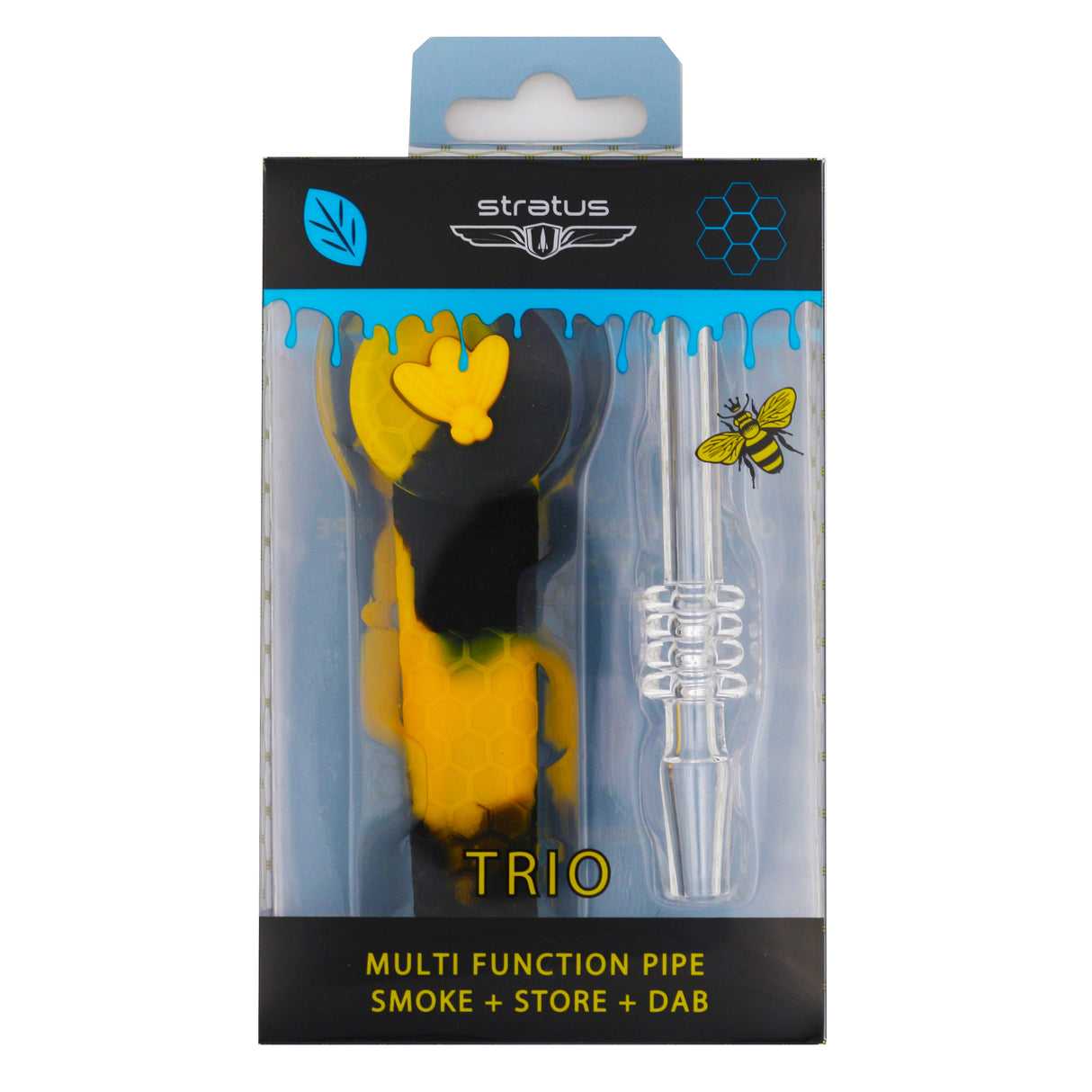 STRATUS Trio 3 IN 1 Silicone Hand Pipe