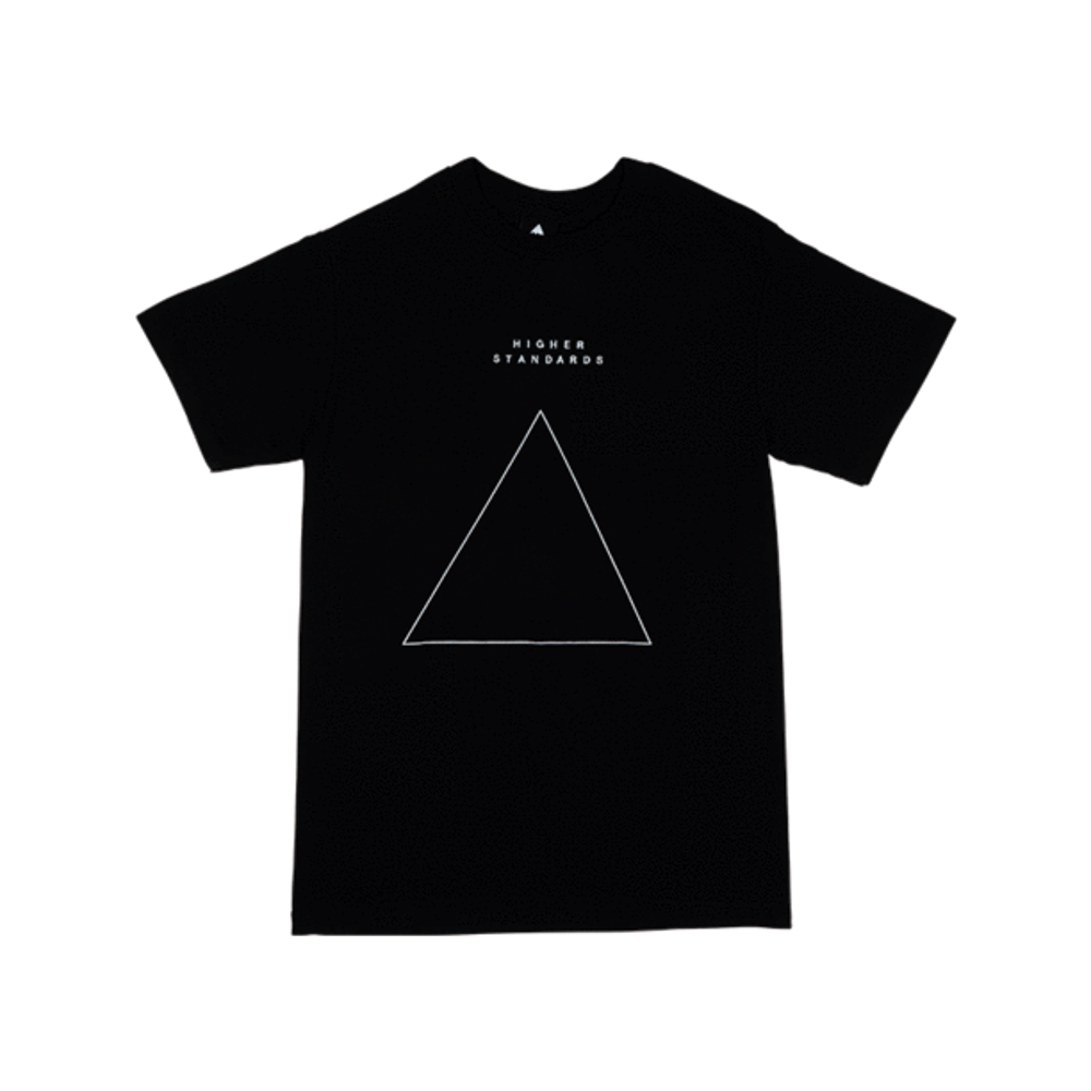 Higher Standards T-Shirt - Embroidered Triangle