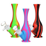 Vase Silicone Water Pipe - 6.25" / 14mm / Colors Vary