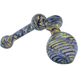 LA Pipes "Colored Sidecar" Fumed Sidecar Bubbler Pipe (Various Colors)