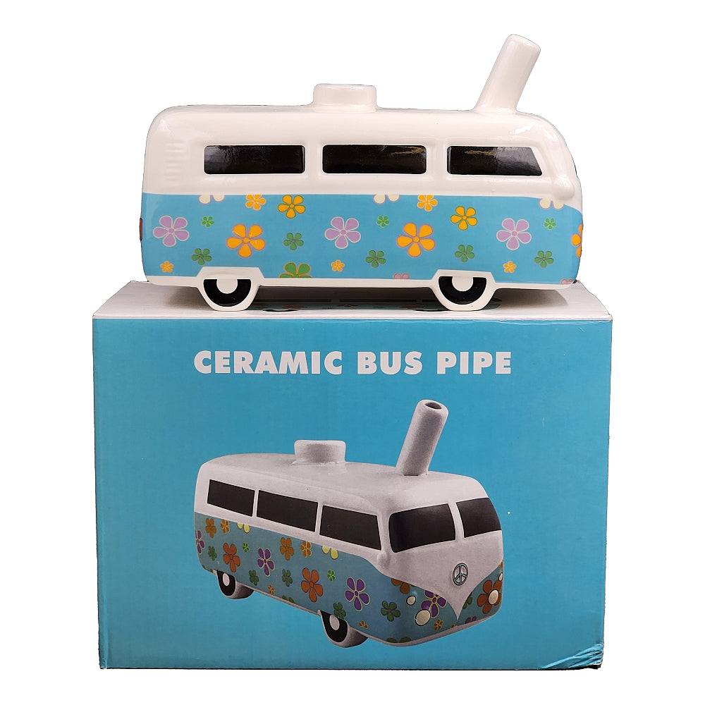 vintage bus and stash jar