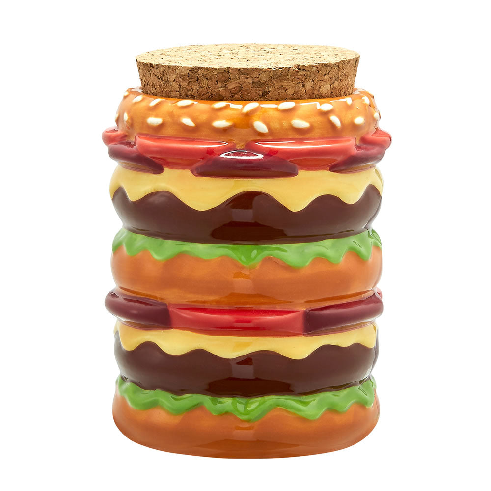 Burger Mug and Stash Jar Set