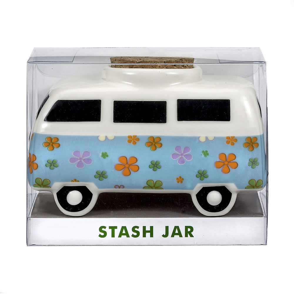 FASHIONCRAFT Vintage Bus Stash Jars - Set of 2