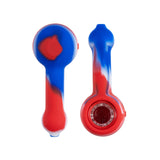 Silicone Spoon Pipe with Glass Bowl from 3 Gates Global