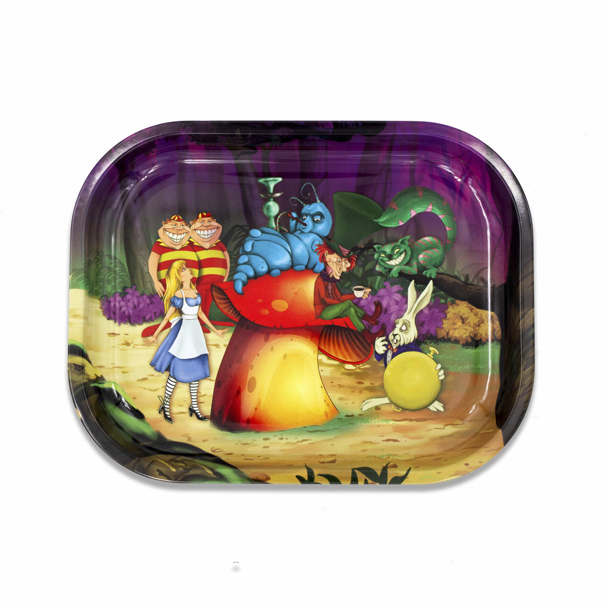 Alice Mushroom Metal Rollin' Tray