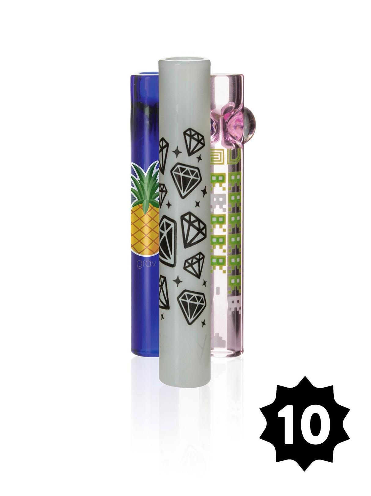 12mm GRAV® Whimsical Taster - Pack of 10