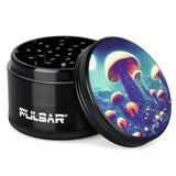 Pulsar Artist Series Metal Grinder - Planet Fungi / 4pc / 2.5"