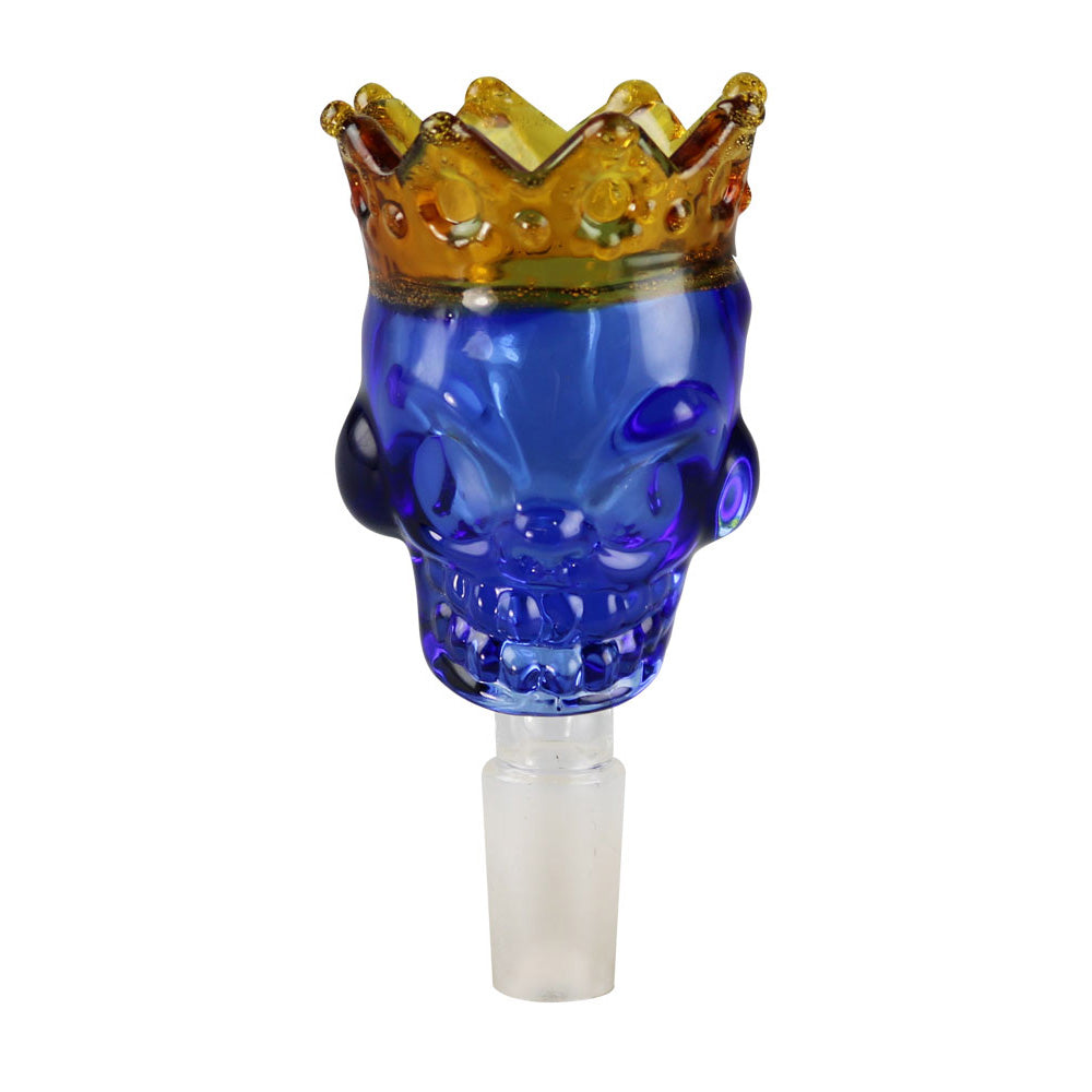 Crowned Skull Herb Slide - 14mm Male