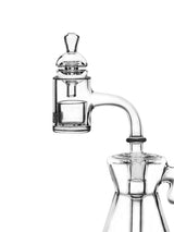 Experience Optimal Dabbing with GRAV®'s 10MM 90° Quartz Bucket, Inserts & Carb Cap Set