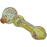 LA Pipes "Painted Warrior Spoon" Glass Pipe