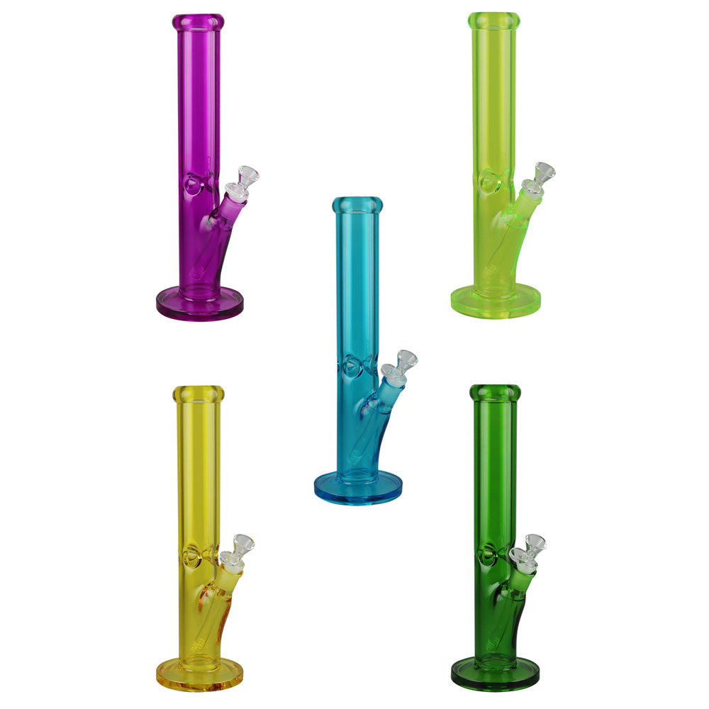 Light Bright Waterpipe - 14" / 14mm F / Colors Vary