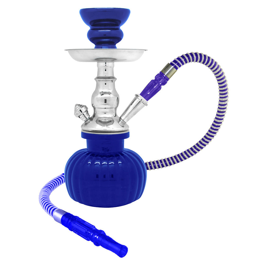 9" Petite 1-Hose Premium Hookah - Colors Vary