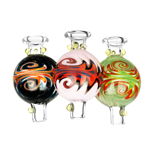 UV Thermal Worked Bubble Carb Cap - 28mm / Colors Vary