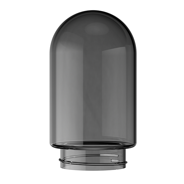 Stündenglass Single Gray Glass Globe (Large)