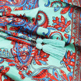 Matching Silk Halter Top, Shorts & Sweater - One Size