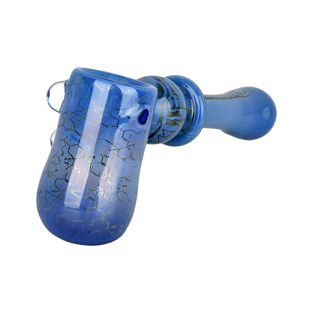 Pulsar Inside Print Glass Hammer Bubbler | THC Blueprint | 5.25"