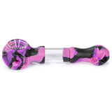 Hybrid Silicone and Glass Spoon Pipe