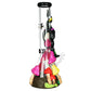 Witch Way 3D Painted Beaker Water Pipe - 14" / 14mm F