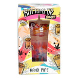 Dabtized Bottoms Up Shot Glass Hand Pipe - 4"/ Assorted Designs