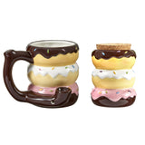 Donut Mug and Stash Jar Set