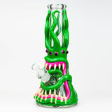 12.5"  Resin 3D artwork 7mm glass beaker water bong [TS102]