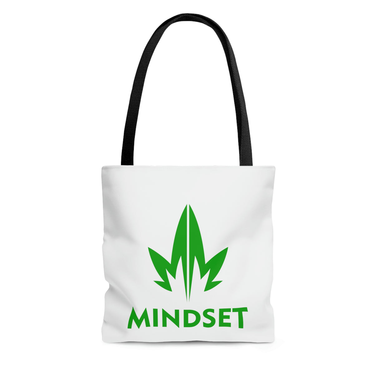 MM Tote Bag, Green Leaf Logo