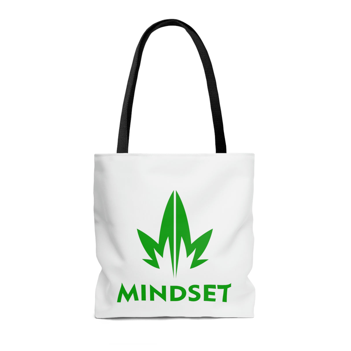 MM Tote Bag, Green Leaf Logo