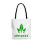 MM Tote Bag, Green Leaf Logo