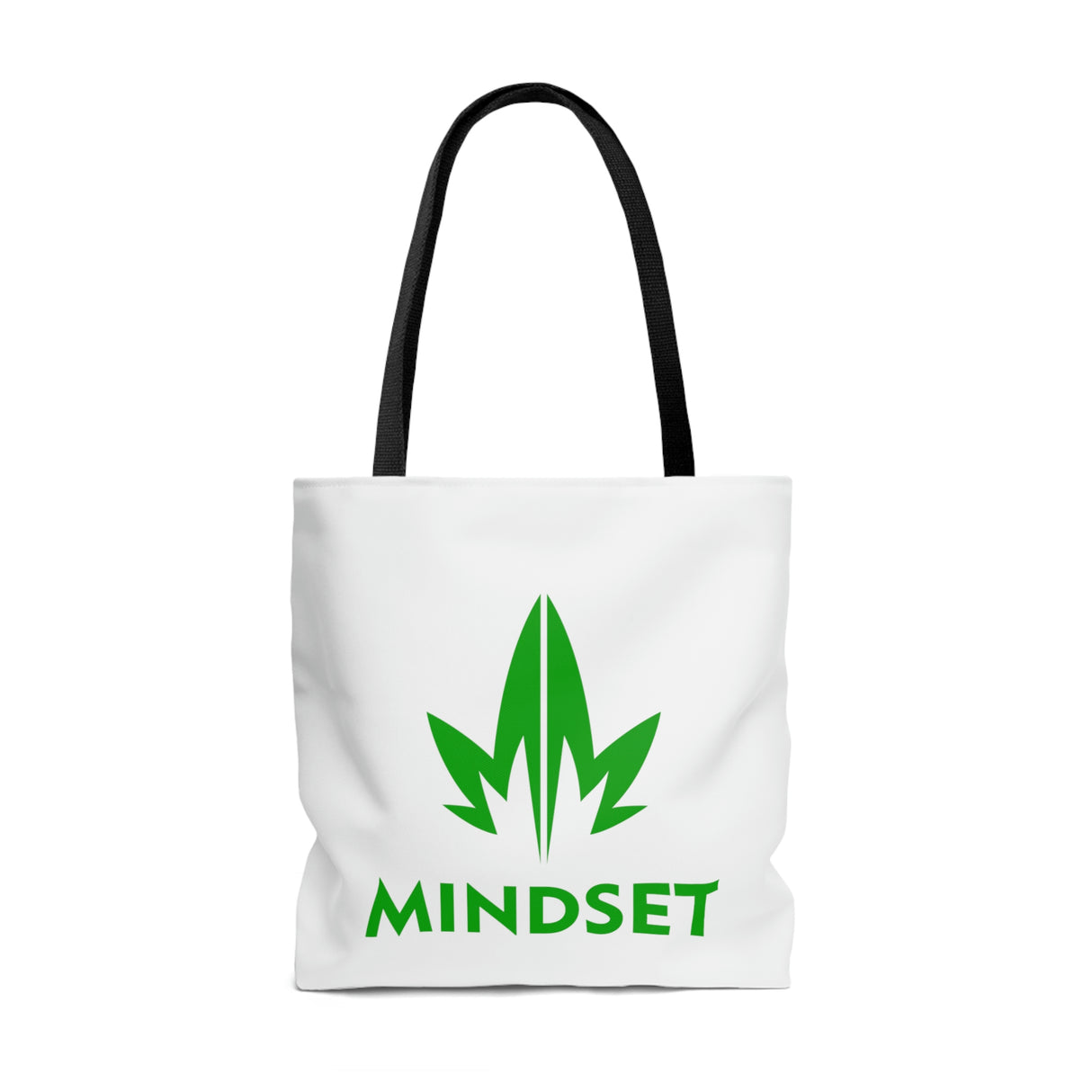 MM Tote Bag, Green Leaf Logo